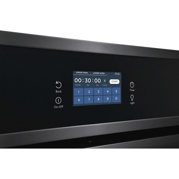 Frigidaire Gallery 27-in Double Electric Convection Wall Oven in Black Stainless Steel GCWD2767AD - main